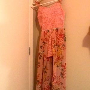 Nice looking flower dress for good price and size is 16